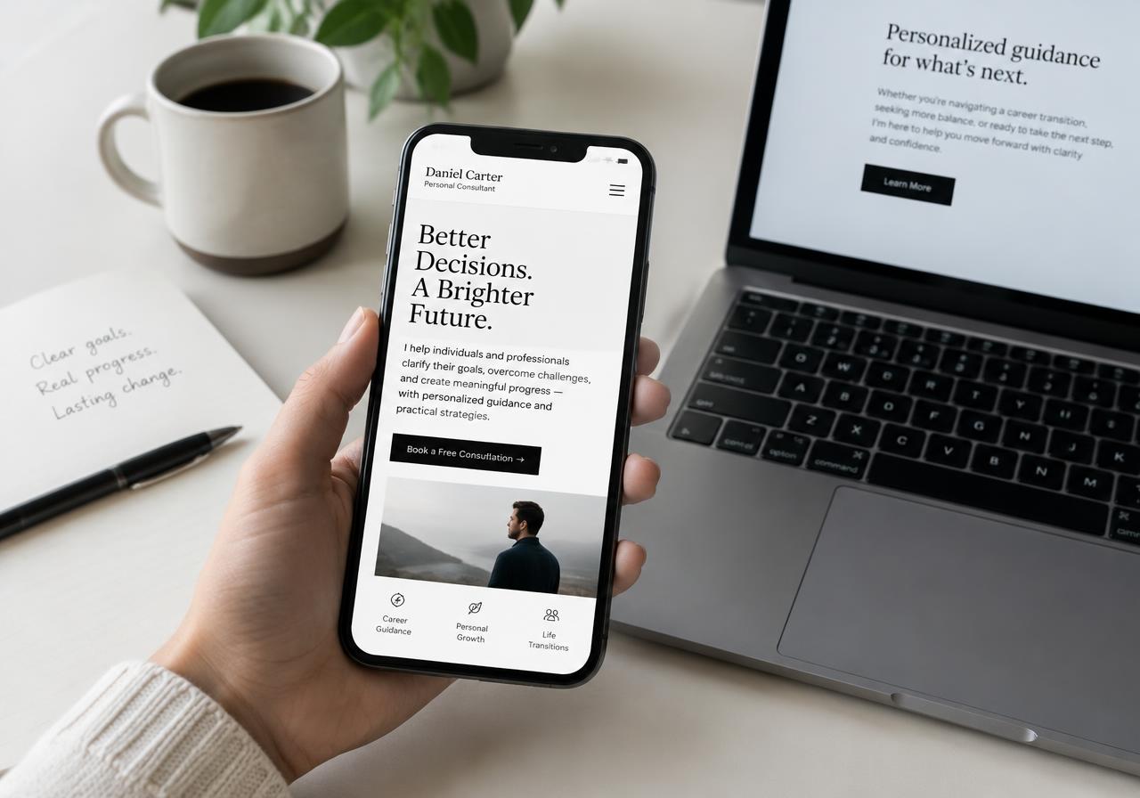 Proyecto demo: Landing page — Daniel Carter