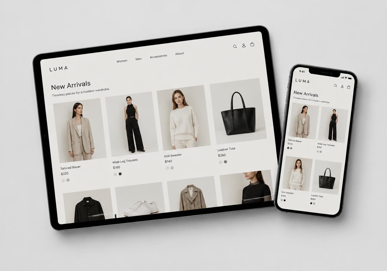 Proyecto demo: Tienda online — Luma